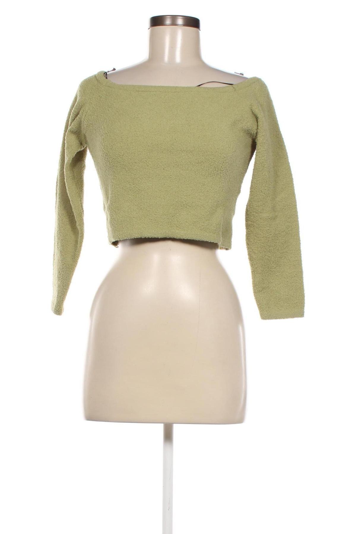 Γυναικεία μπλούζα Monki, Μέγεθος M, Χρώμα Πράσινο, Τιμή 4,42 €