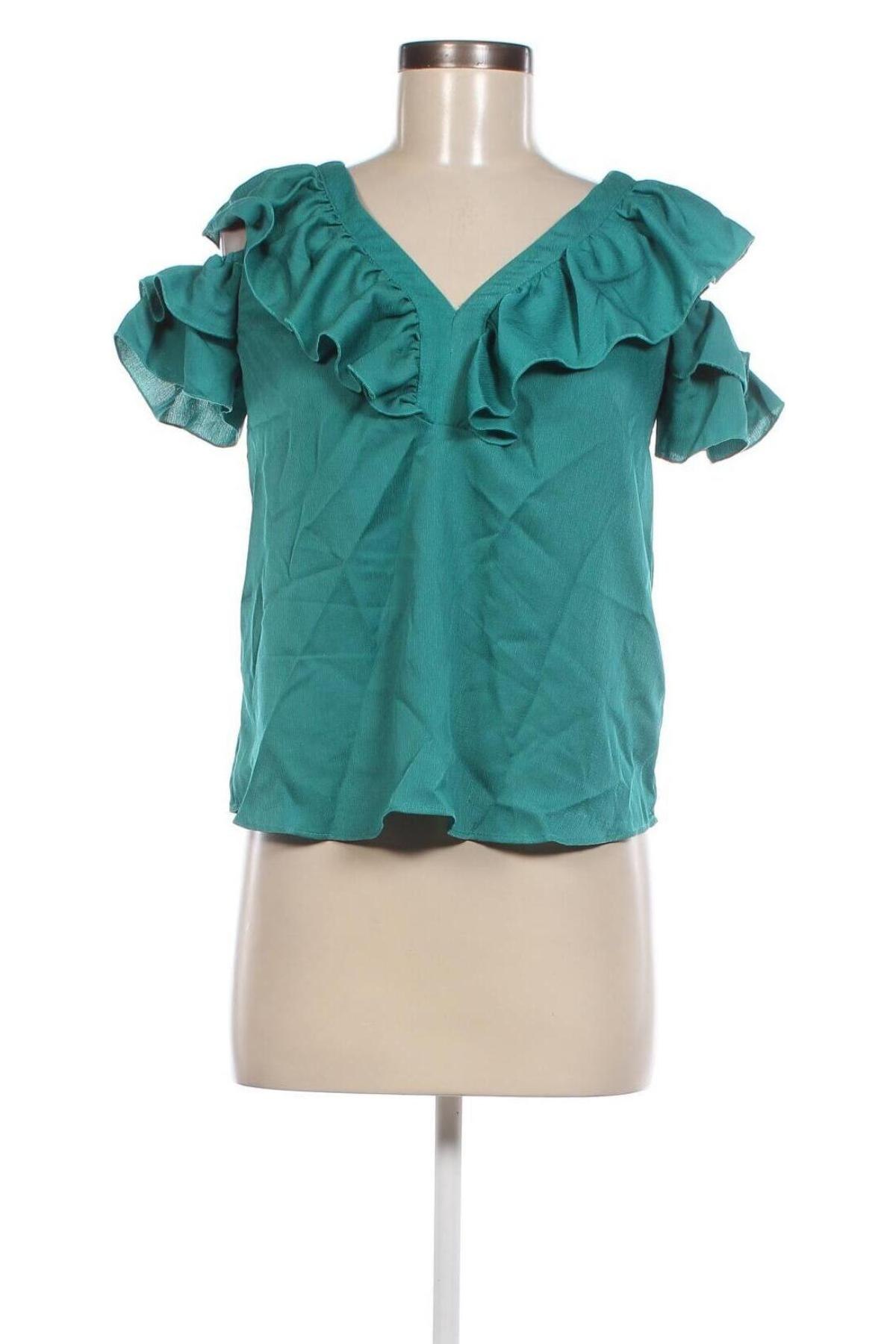 Bluză de femei Naf Naf, Mărime XS, Culoare Verde, Preț 236,84 Lei