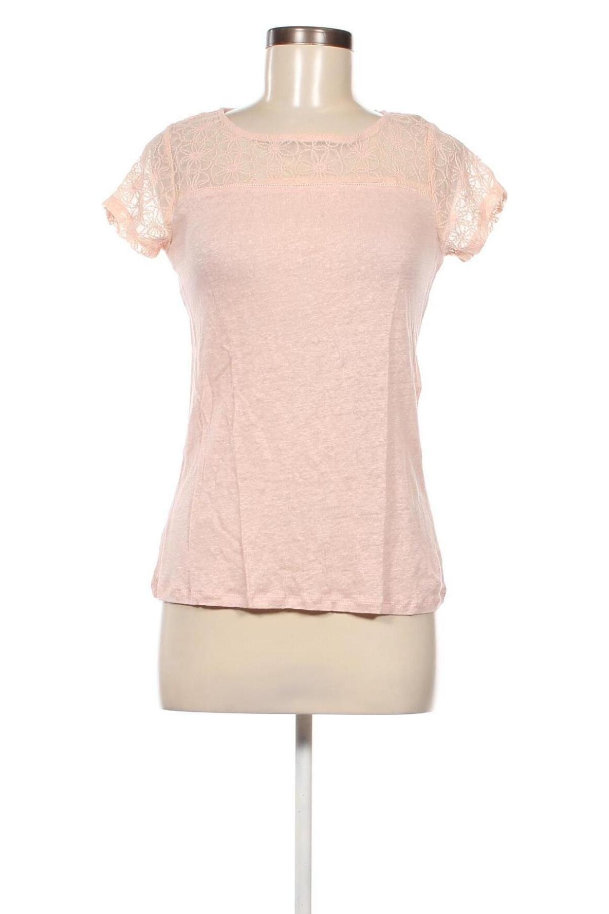Дамска блуза Naf Naf, Размер M, Цвят Розов, Цена 21,60 лв.