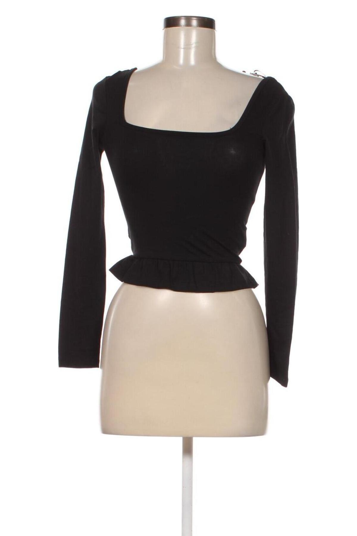 Дамска блуза Oviesse, Размер XS, Цвят Черен, Цена 7,44 лв.