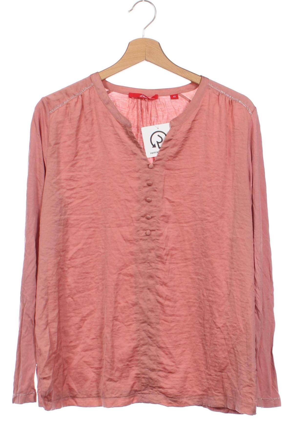 Дамска блуза S.Oliver, Размер M, Цвят Розов, Цена 4,80 лв.