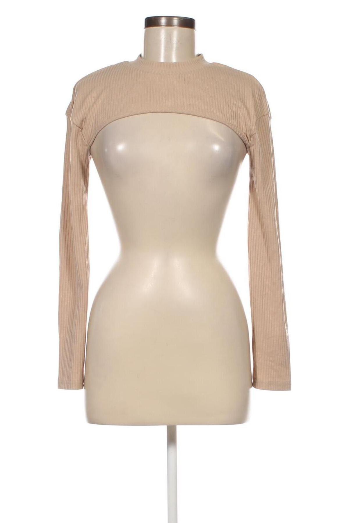 Дамска блуза SHEIN, Размер M, Цвят Бежов, Цена 4,75 лв.
