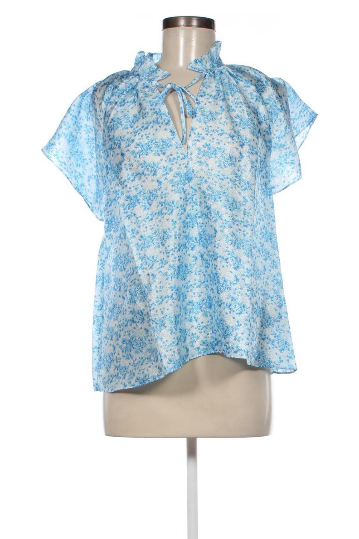 Дамска блуза Samsoe & Samsoe, Размер M, Цвят Син, Цена 51,00 лв.