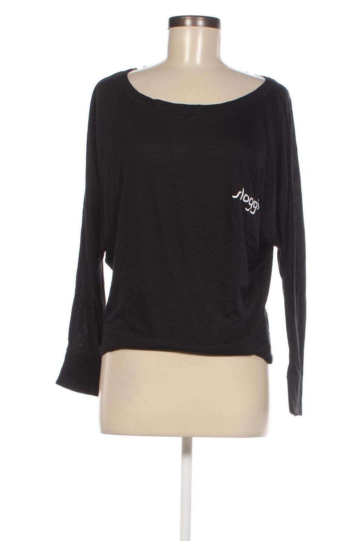 Γυναικεία μπλούζα Sloggi, Μέγεθος M, Χρώμα Μαύρο, Τιμή 11,75 €