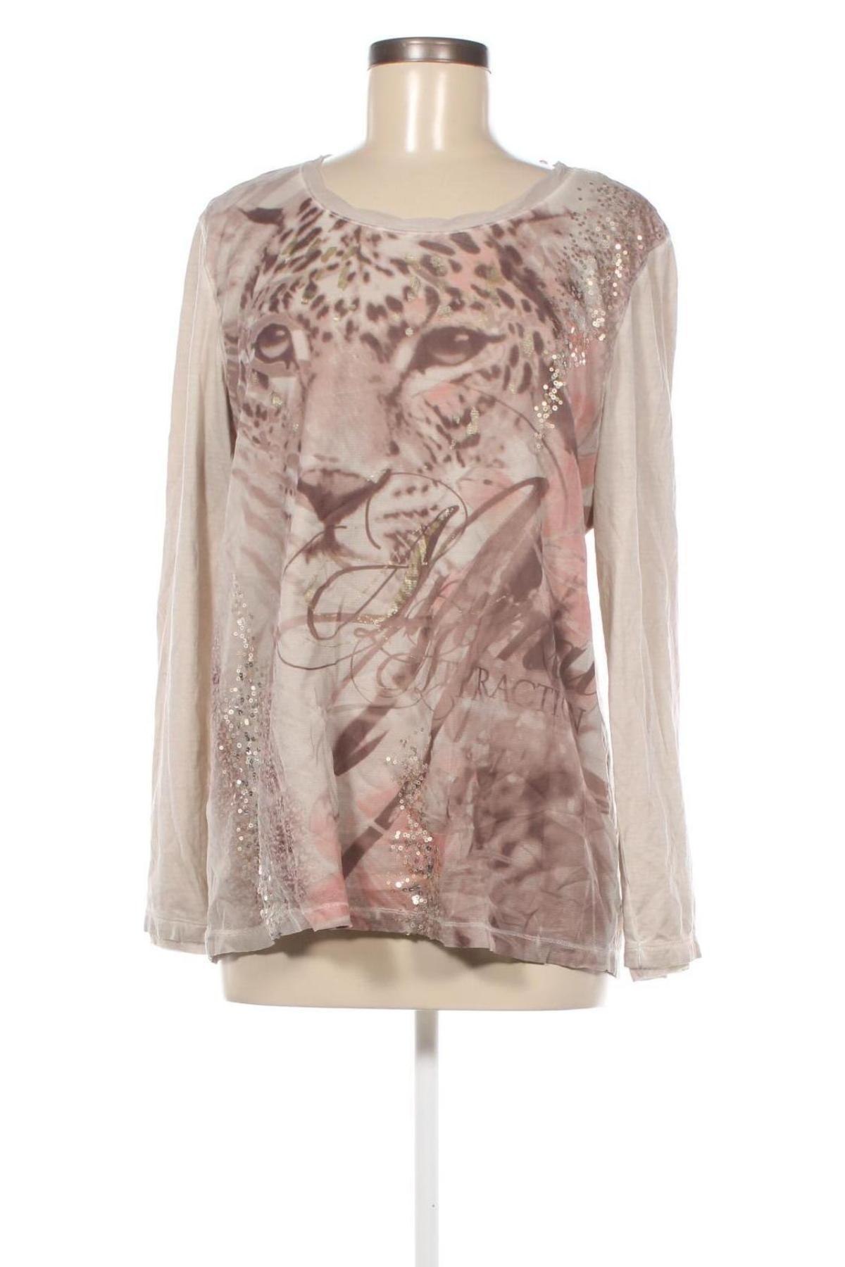 Дамска блуза Via Appia, Размер XL, Цвят Бежов, Цена 5,76 лв.
