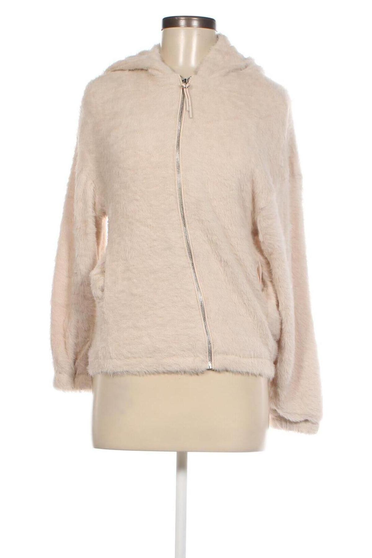 Damen Strickjacke Bershka, Größe XS, Farbe Beige, Preis 20,99 €