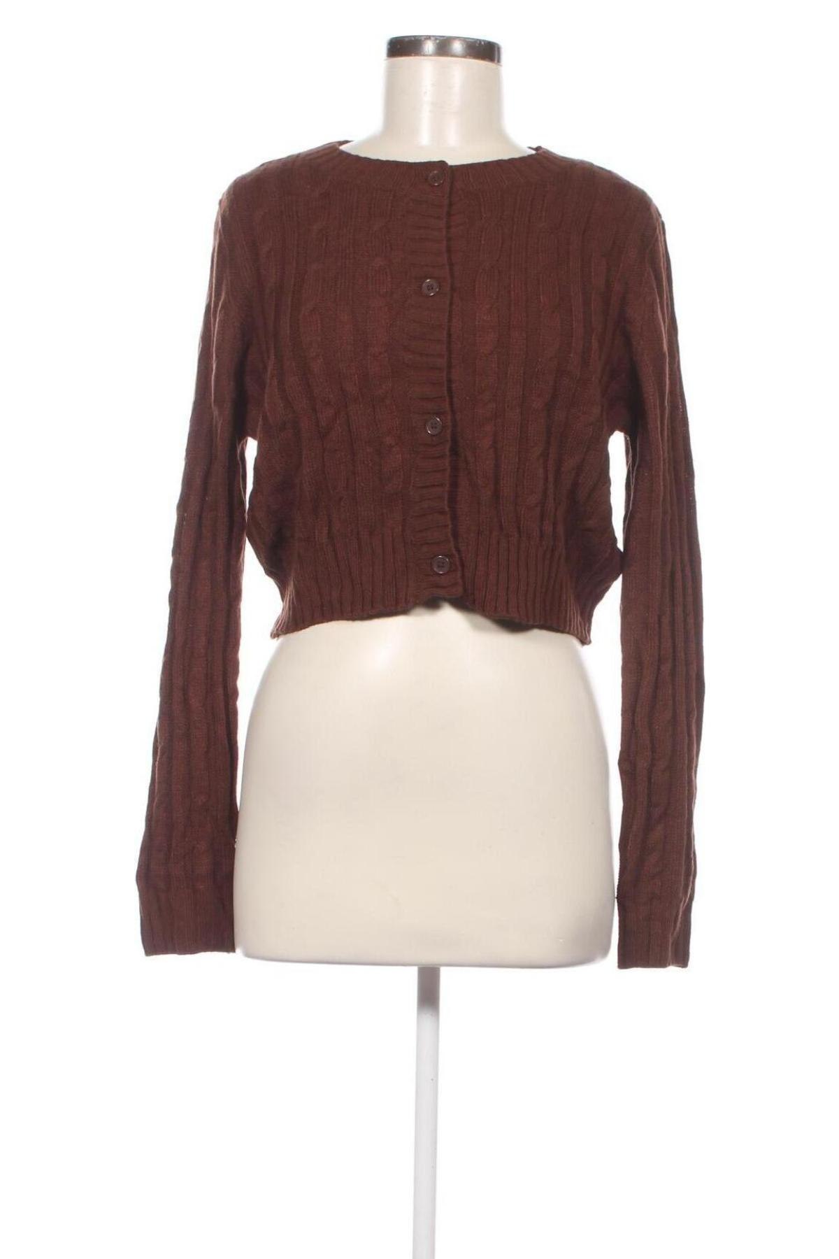 Cardigan de damă H&M Divided, Mărime M, Culoare Maro, Preț 23,85 Lei