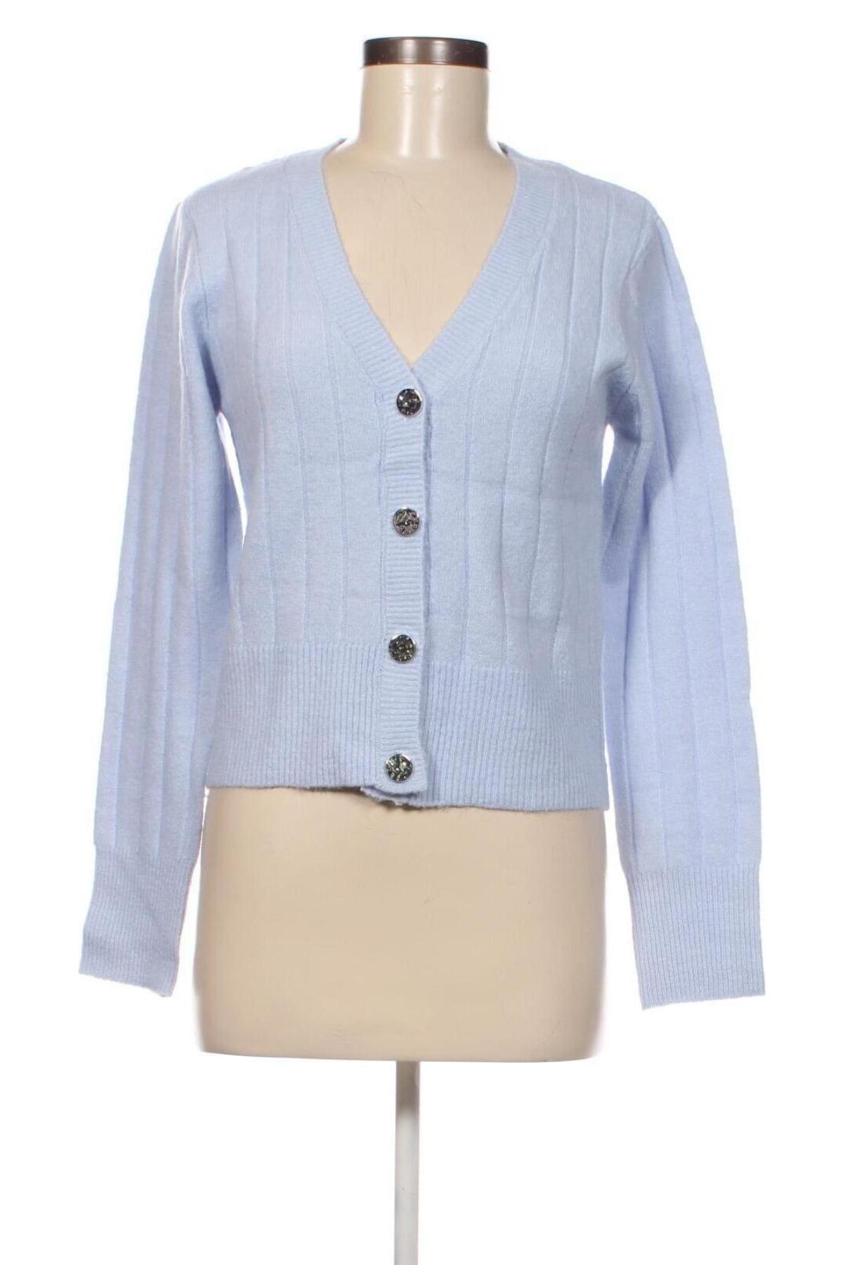 Cardigan de damă Pieces, Mărime M, Culoare Albastru, Preț 87,04 Lei