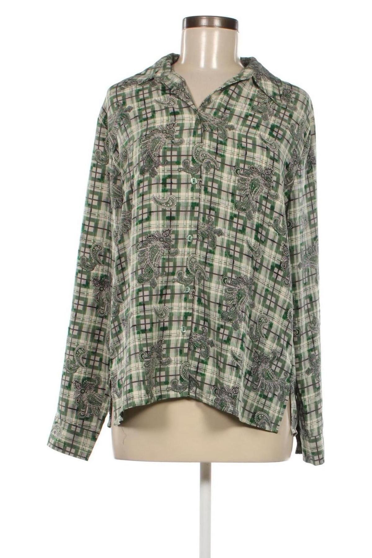 Γυναικείο πουκάμισο, Μέγεθος M, Χρώμα Πράσινο, Τιμή 2,47 €