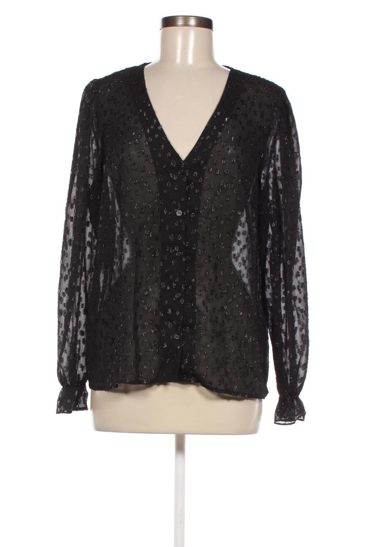 Γυναικείο πουκάμισο Etam, Μέγεθος L, Χρώμα Μαύρο, Τιμή 37,11 €