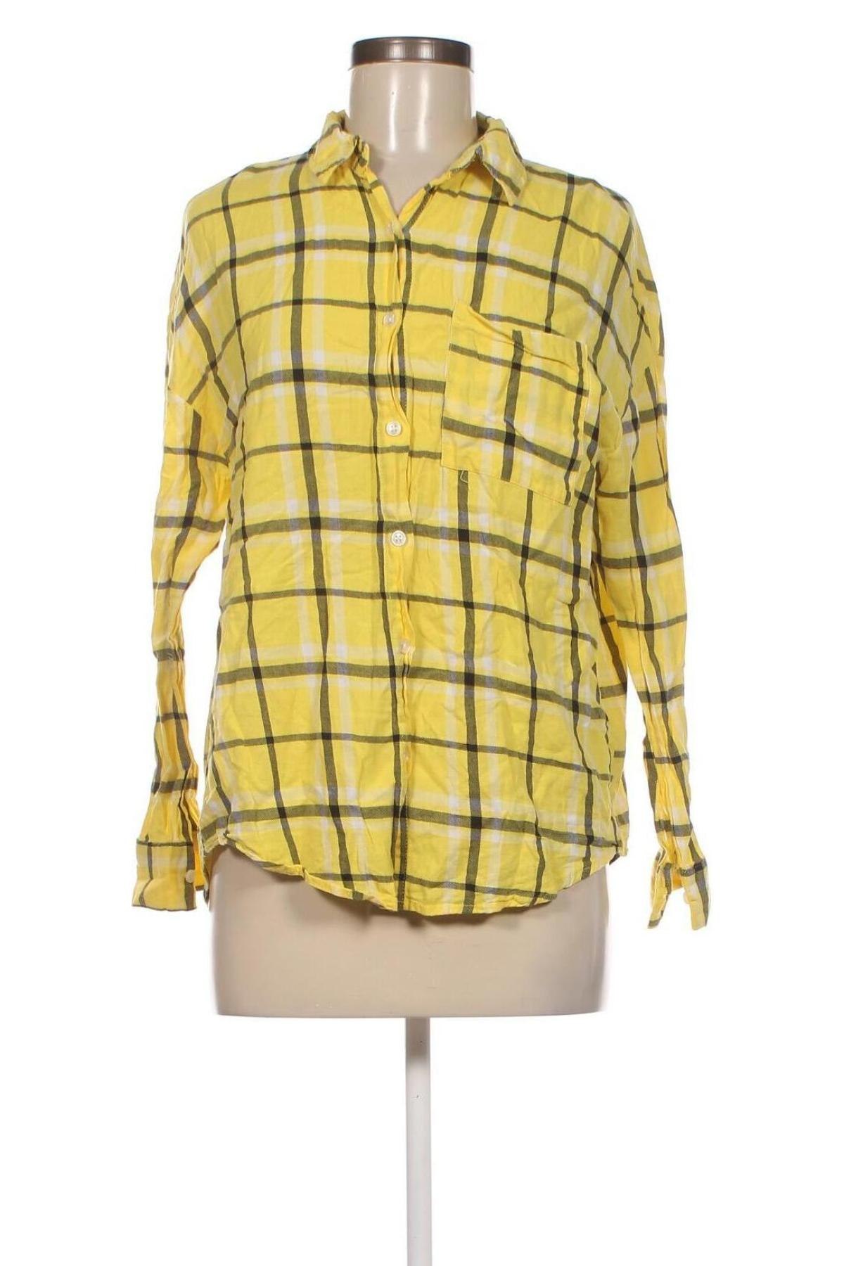 Дамска риза Fb Sister, Размер XS, Цвят Жълт, Цена 5,00 лв.
