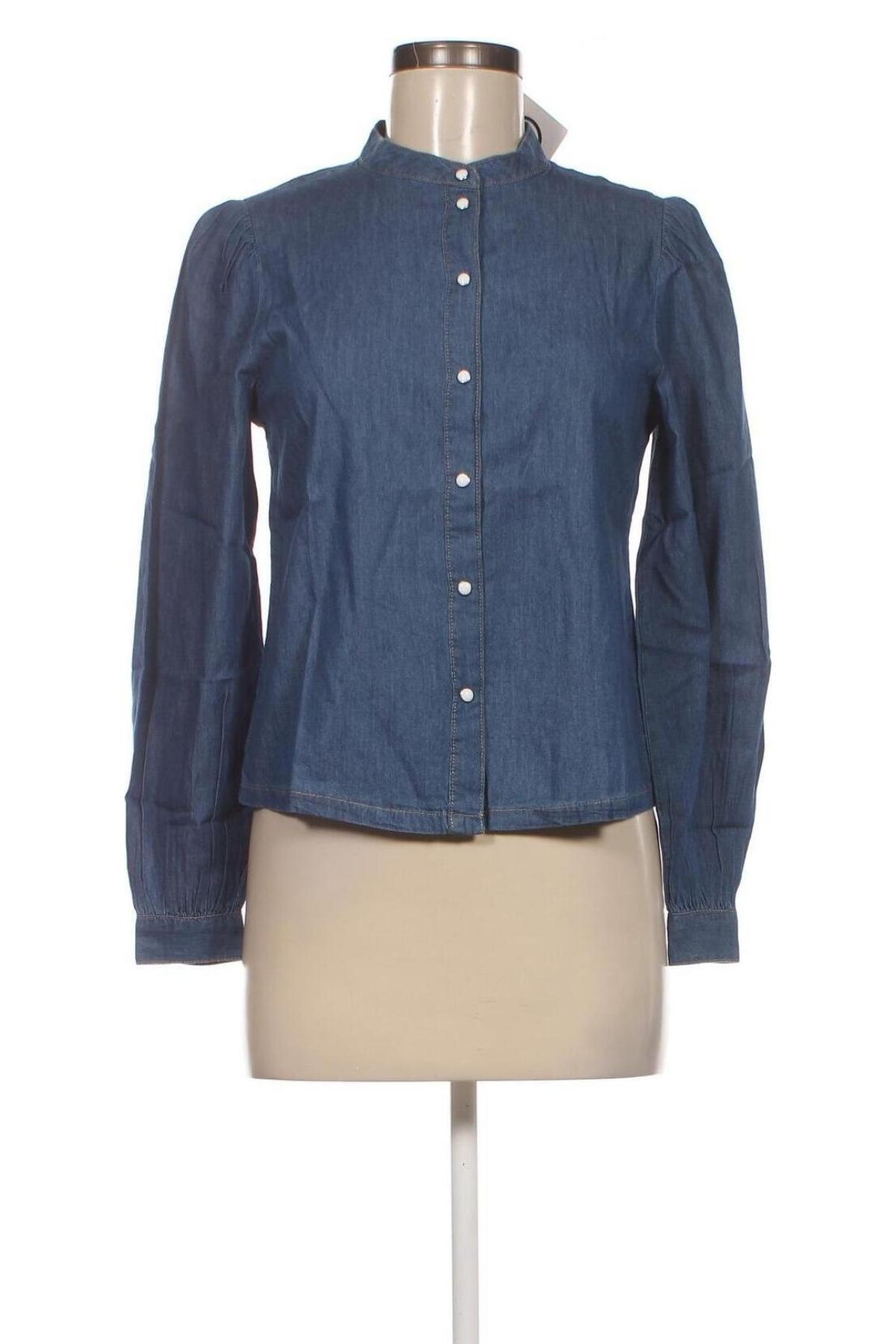Γυναικείο πουκάμισο Jdy, Μέγεθος XS, Χρώμα Μπλέ, Τιμή 7,42 €