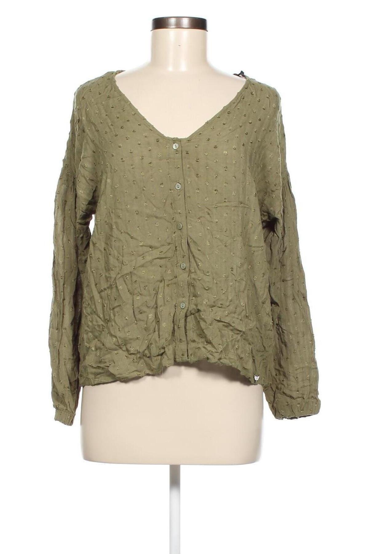 Γυναικείο πουκάμισο LPB Les P'tites Bombes, Μέγεθος M, Χρώμα Πράσινο, Τιμή 2,52 €