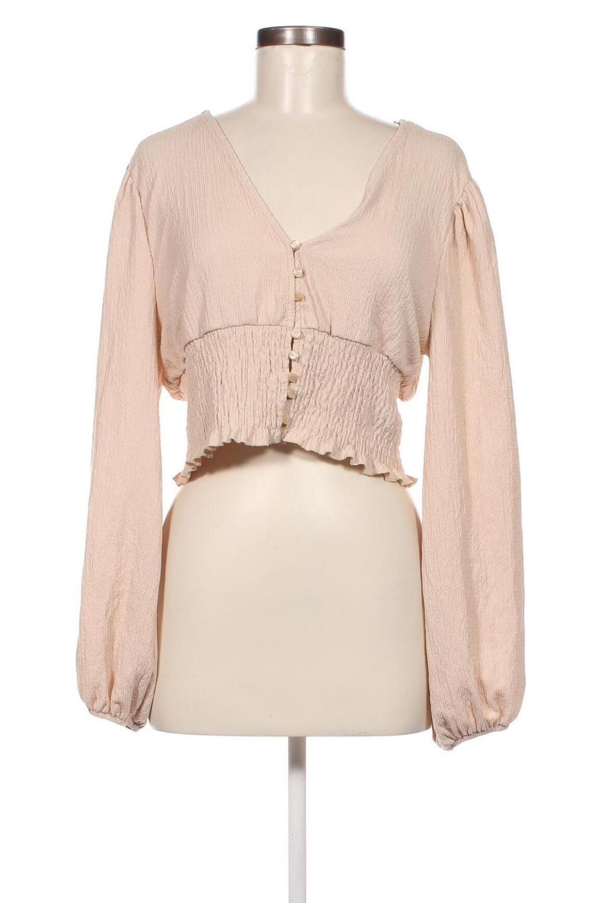 Damenbluse Monki, Größe L, Farbe Beige, Preis € 5,30