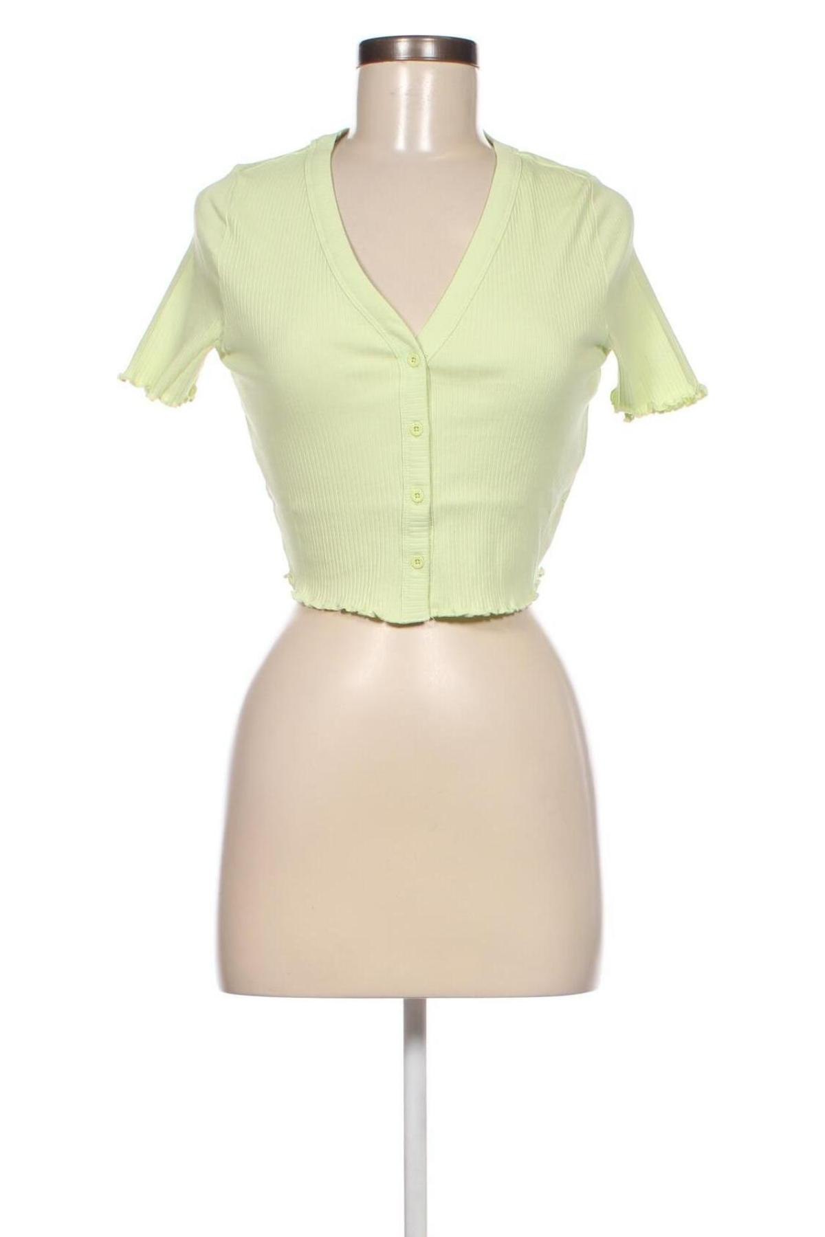 Γυναικείο πουκάμισο Noisy May, Μέγεθος XS, Χρώμα Πράσινο, Τιμή 7,42 €
