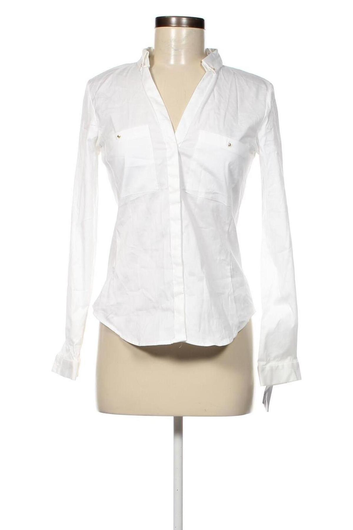 Γυναικείο πουκάμισο Zara, Μέγεθος M, Χρώμα Λευκό, Τιμή 33,40 €