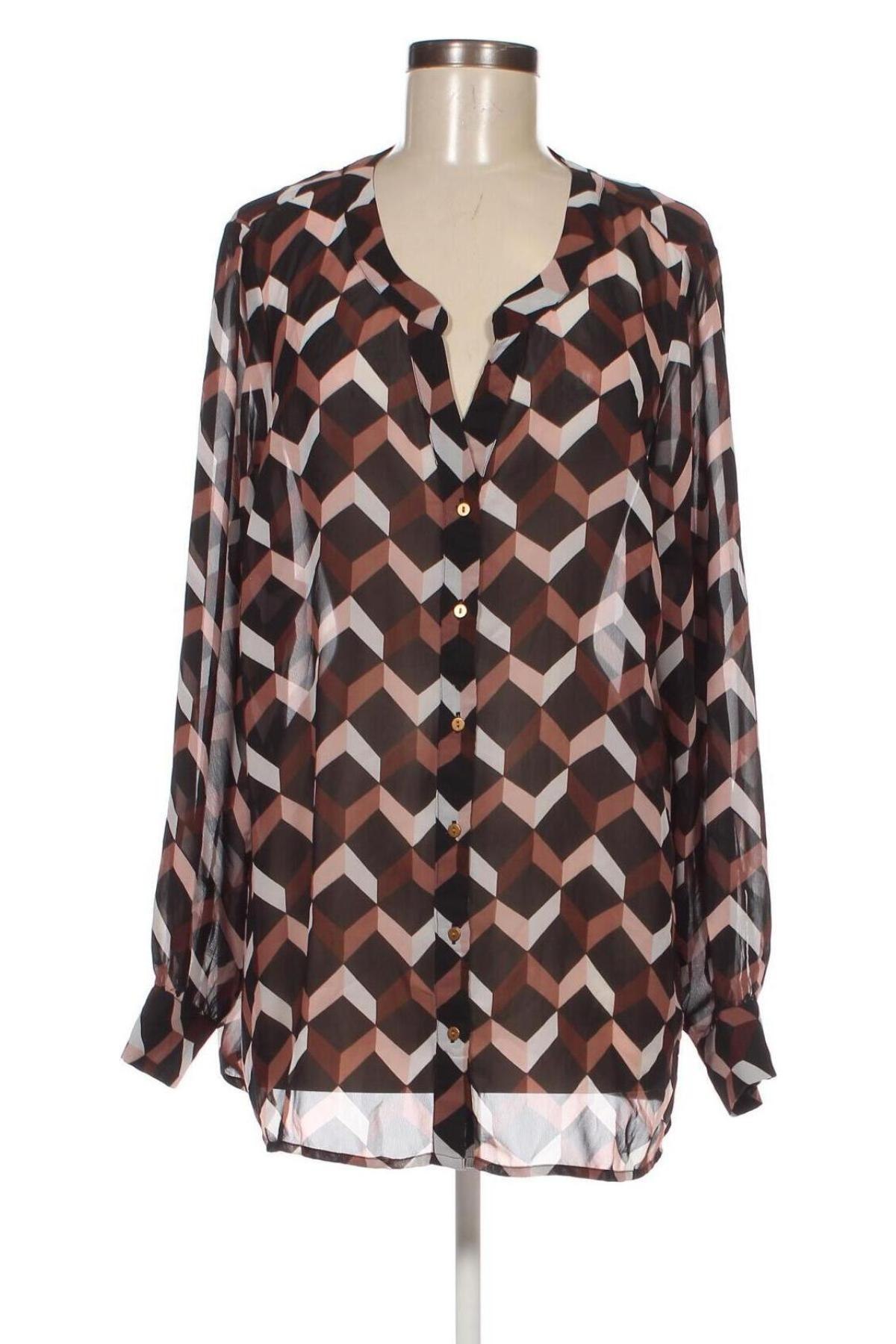 Γυναικείο πουκάμισο Zizzi, Μέγεθος M, Χρώμα Πολύχρωμο, Τιμή 2,51 €