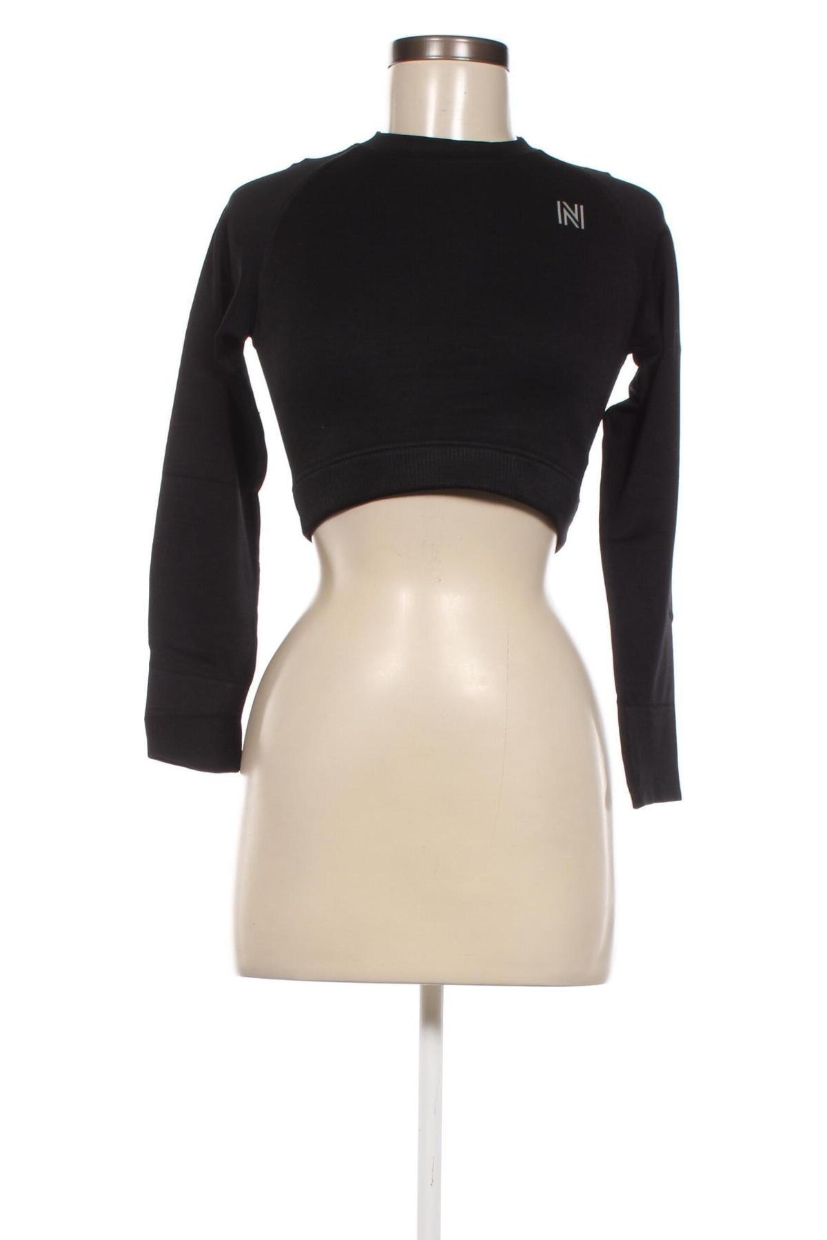 Дамска спортна блуза, Размер M, Цвят Черен, Цена 7,13 лв.