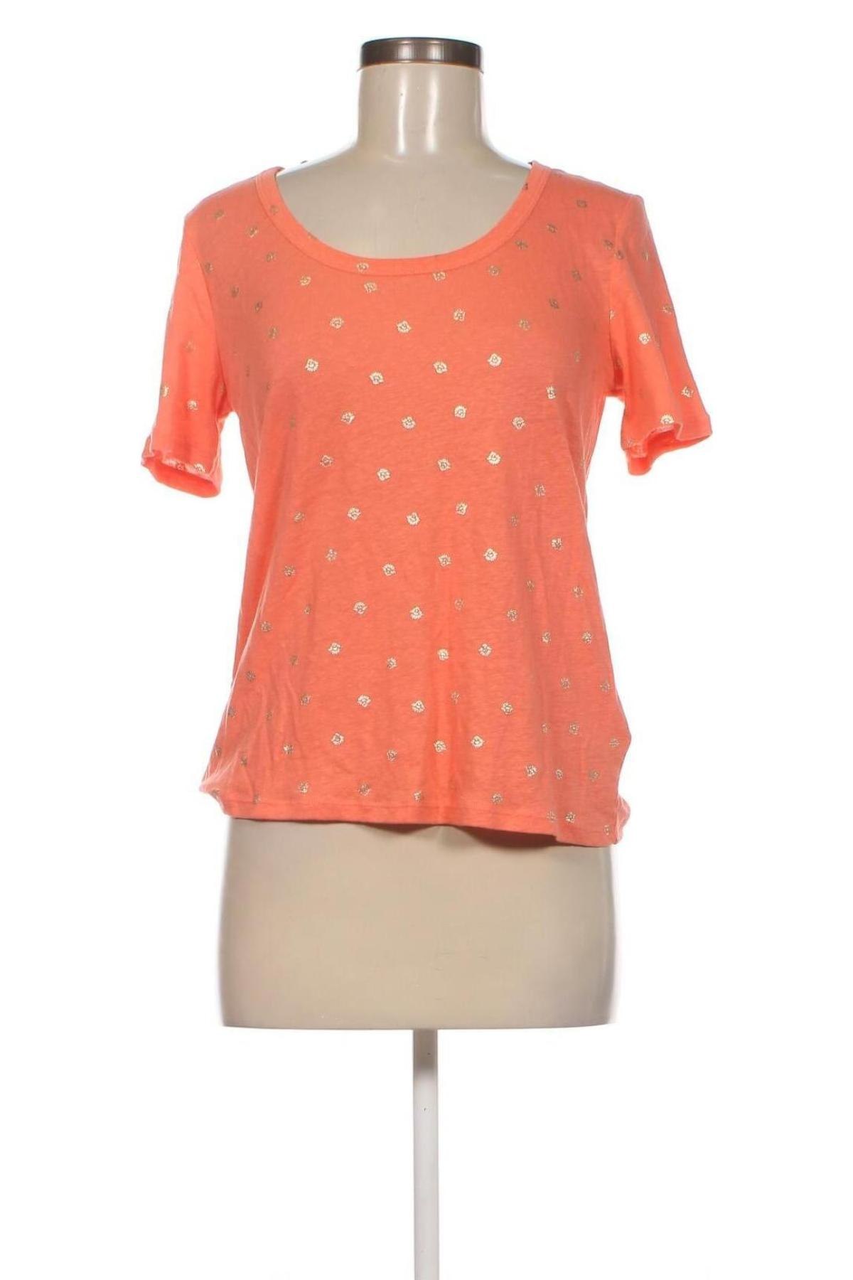 Γυναικείο t-shirt Camaieu, Μέγεθος S, Χρώμα Πορτοκαλί, Τιμή 10,82 €