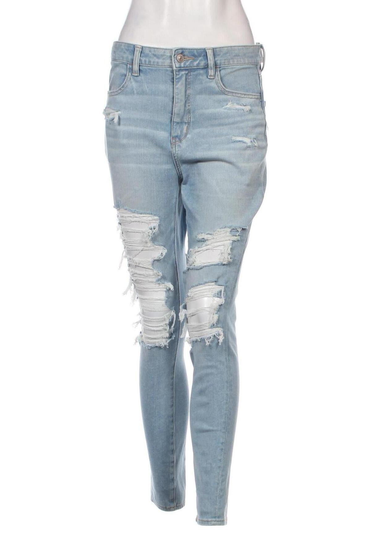 Dámske džínsy  American Eagle, Veľkosť M, Farba Modrá, Cena  13,90 €