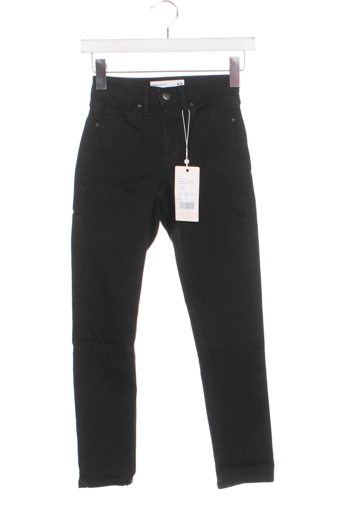 Damskie jeansy Anna Field, Rozmiar XS, Kolor Czarny, Cena 41,99 zł