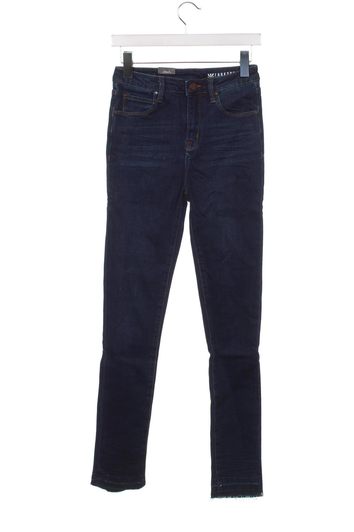 Damskie jeansy Funky Buddha, Rozmiar S, Kolor Niebieski, Cena 32,99 zł