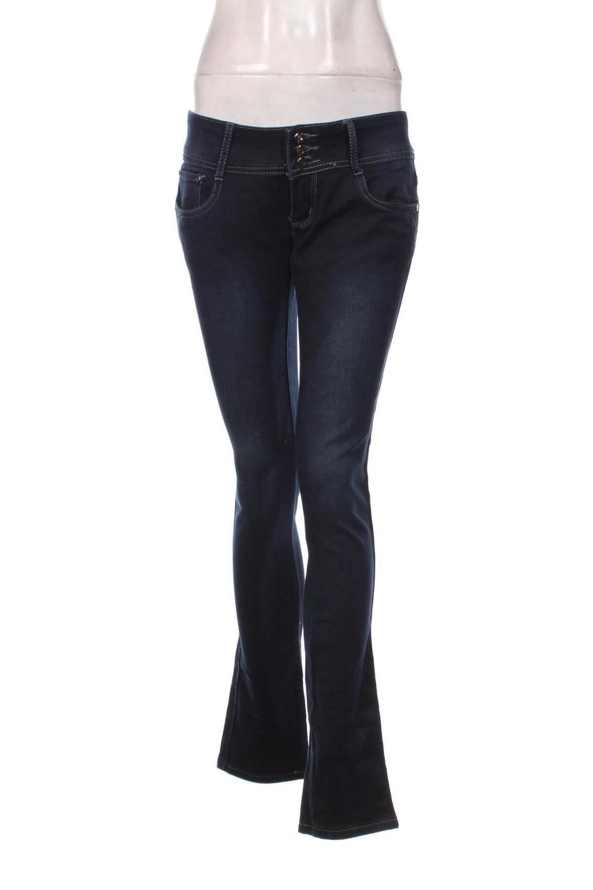 Blugi de femei N&p.79 Jeans Wear, Mărime M, Culoare Albastru, Preț 18,42 Lei