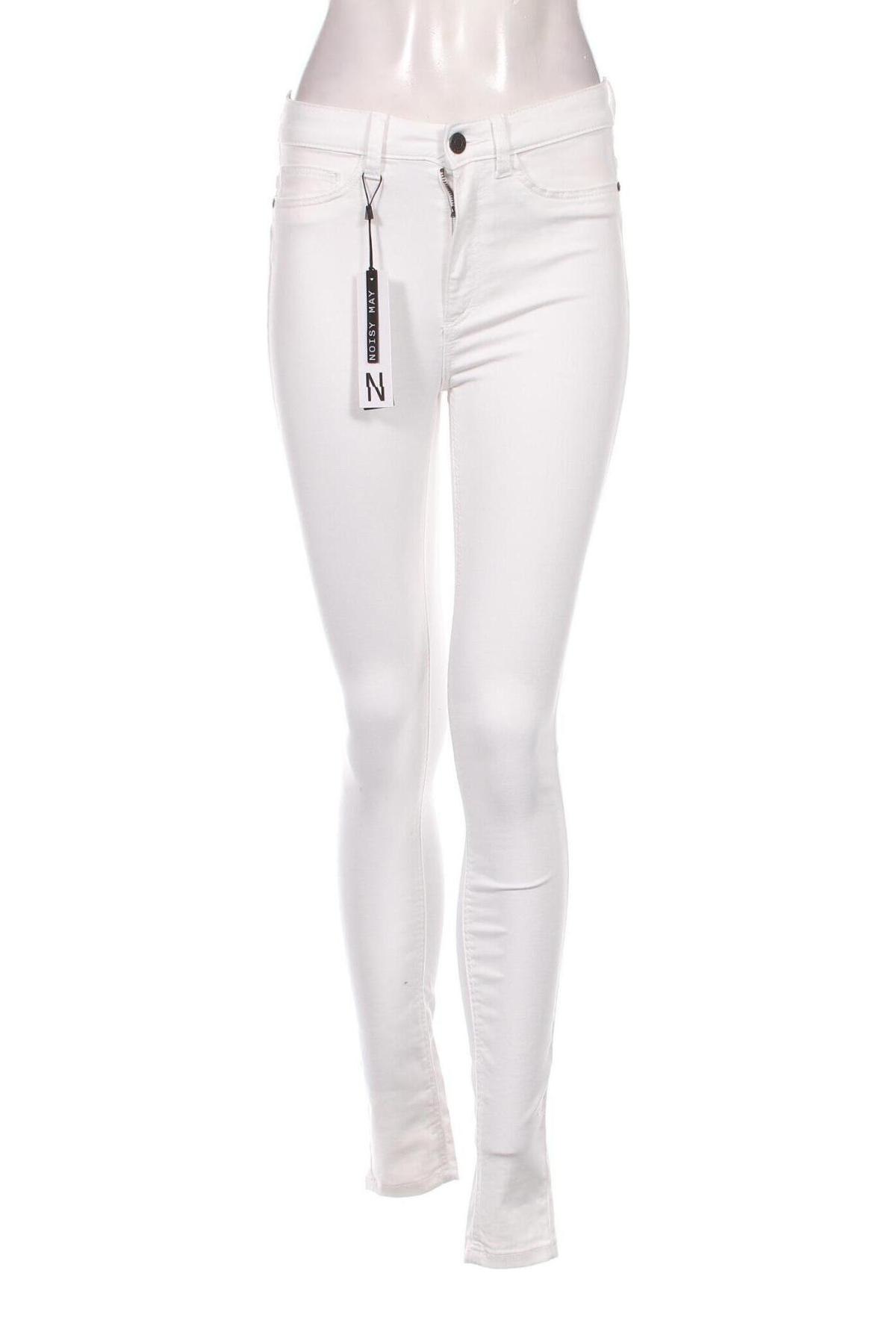 Damen Jeans Noisy May, Größe S, Farbe Weiß, Preis 8,30 €