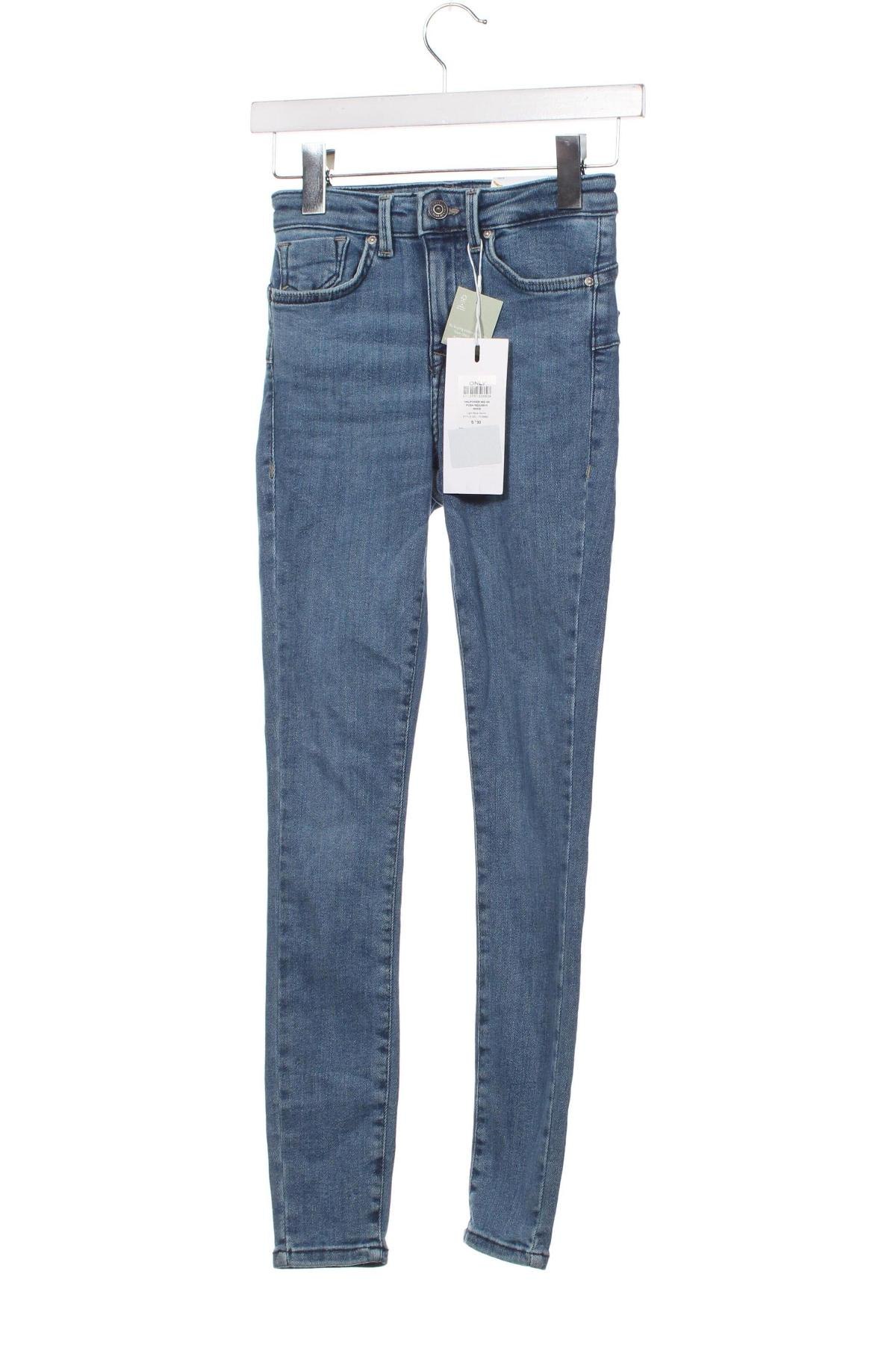 Damskie jeansy ONLY, Rozmiar XS, Kolor Niebieski, Cena 38,99 zł