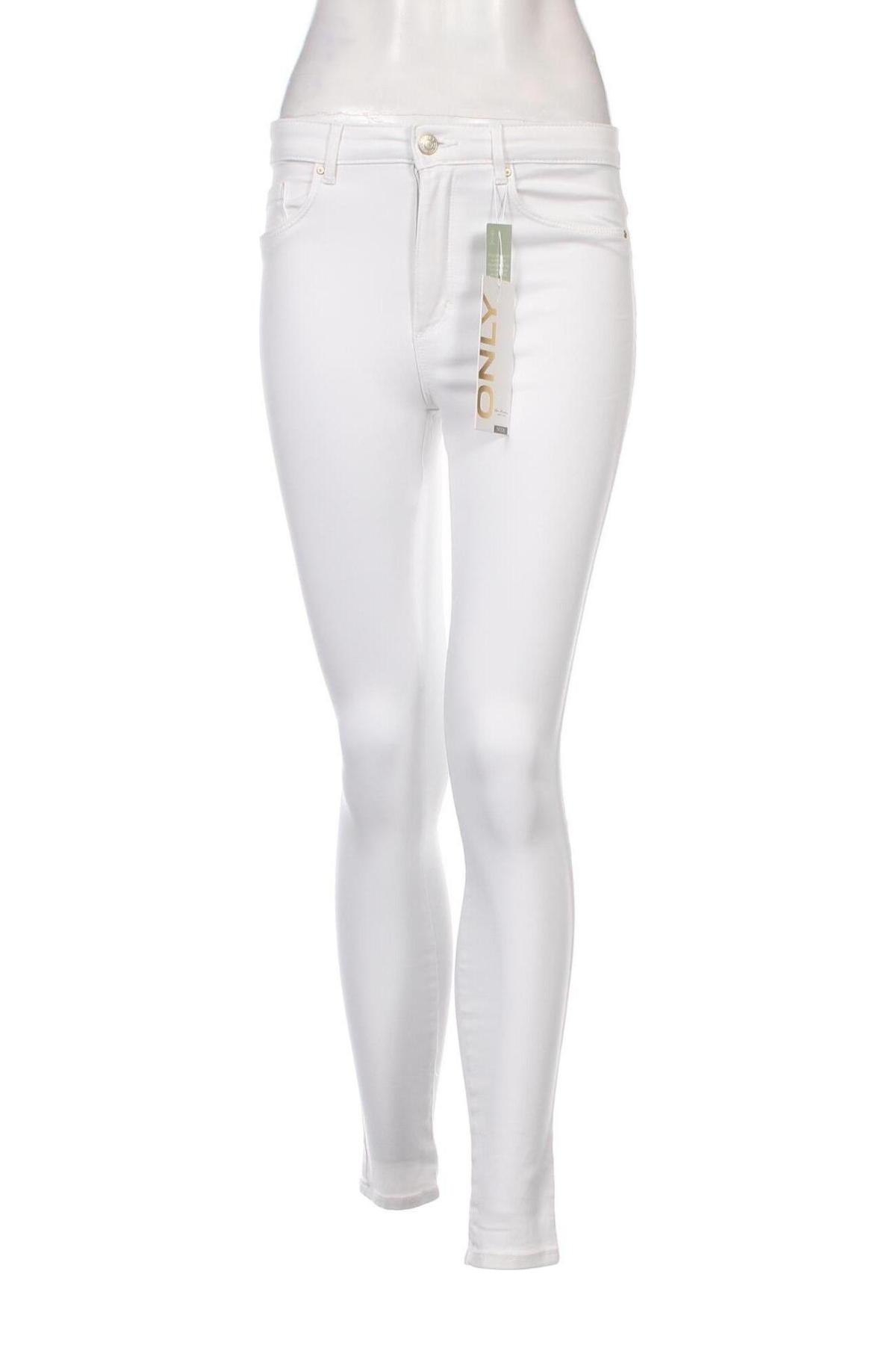 Γυναικείο Τζίν ONLY, Μέγεθος S, Χρώμα Λευκό, Τιμή 6,31 €