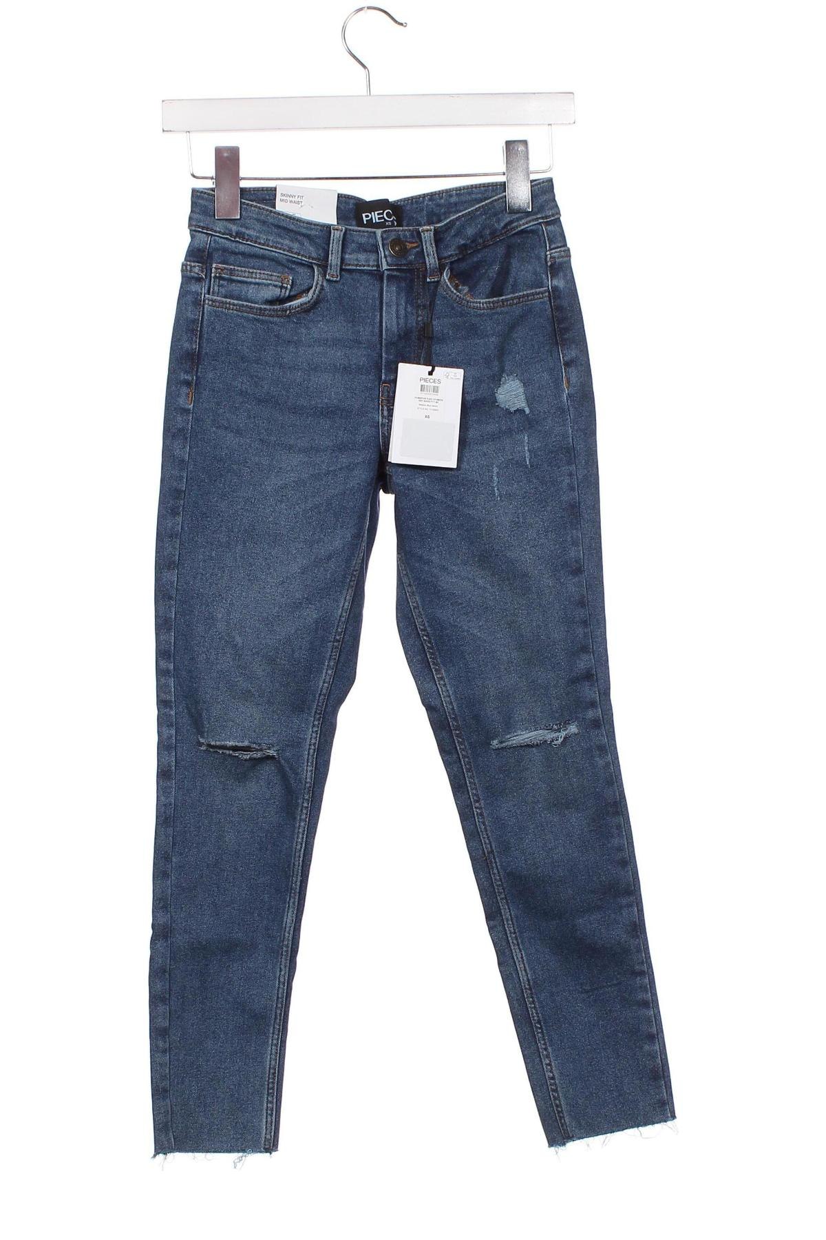 Damen Jeans Pieces, Größe XS, Farbe Blau, Preis 10,87 €