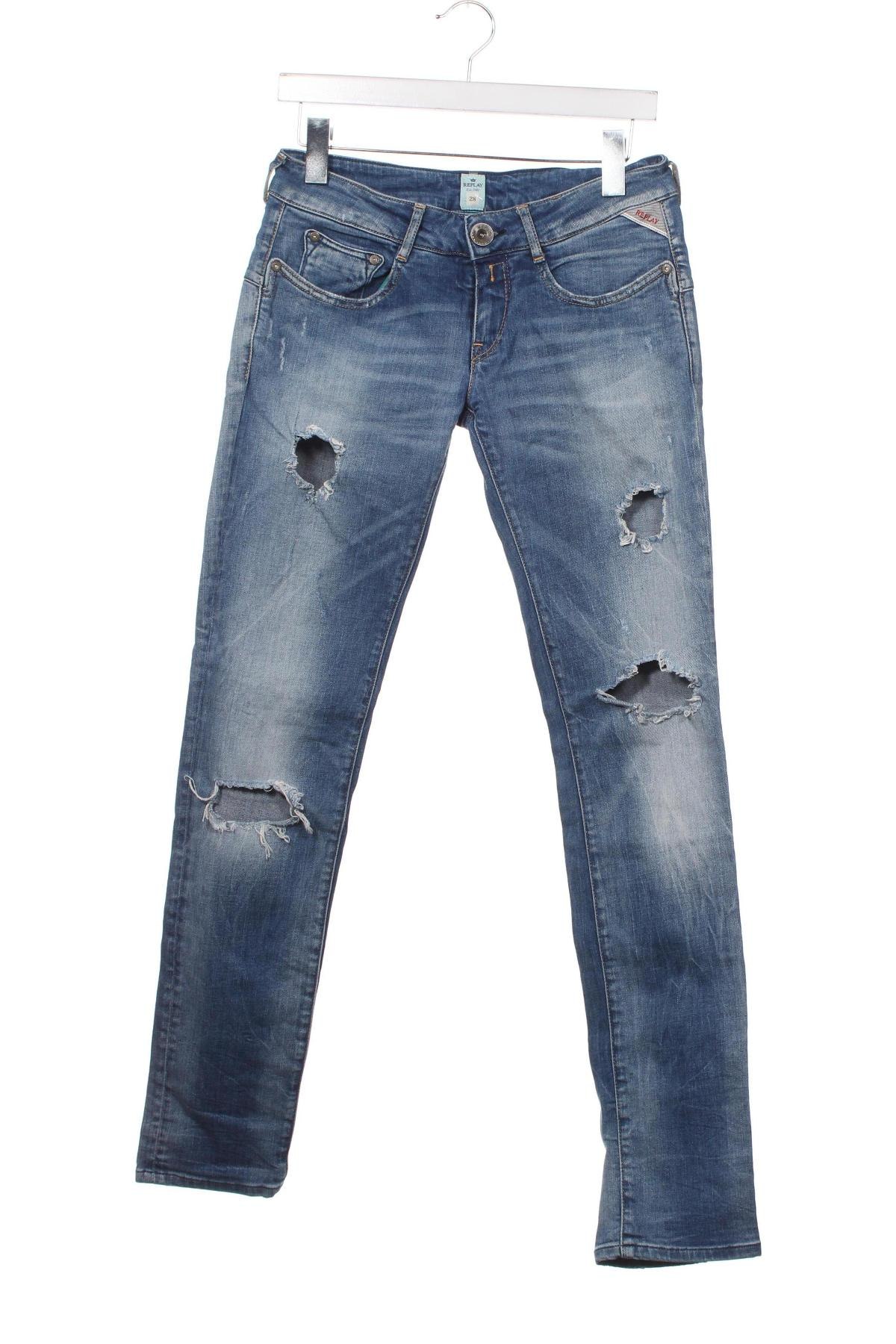 Dámske džínsy  Replay, Veľkosť S, Farba Modrá, Cena  6,92 €