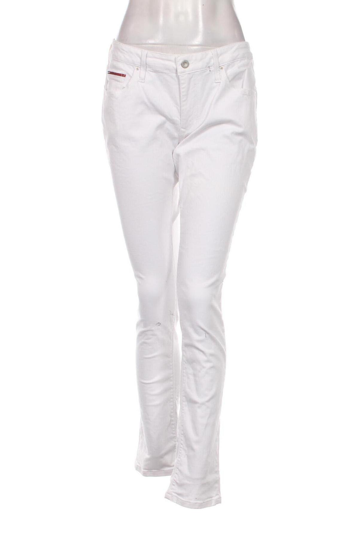 Дамски дънки Tommy Hilfiger, Размер XL, Цвят Бял, Цена 59,21 лв.