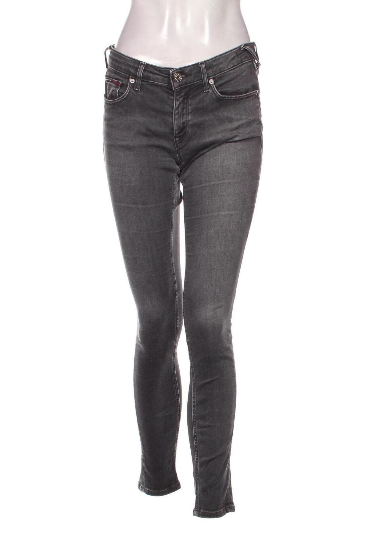 Дамски дънки Tommy Jeans, Размер M, Цвят Сив, Цена 43,93 лв.