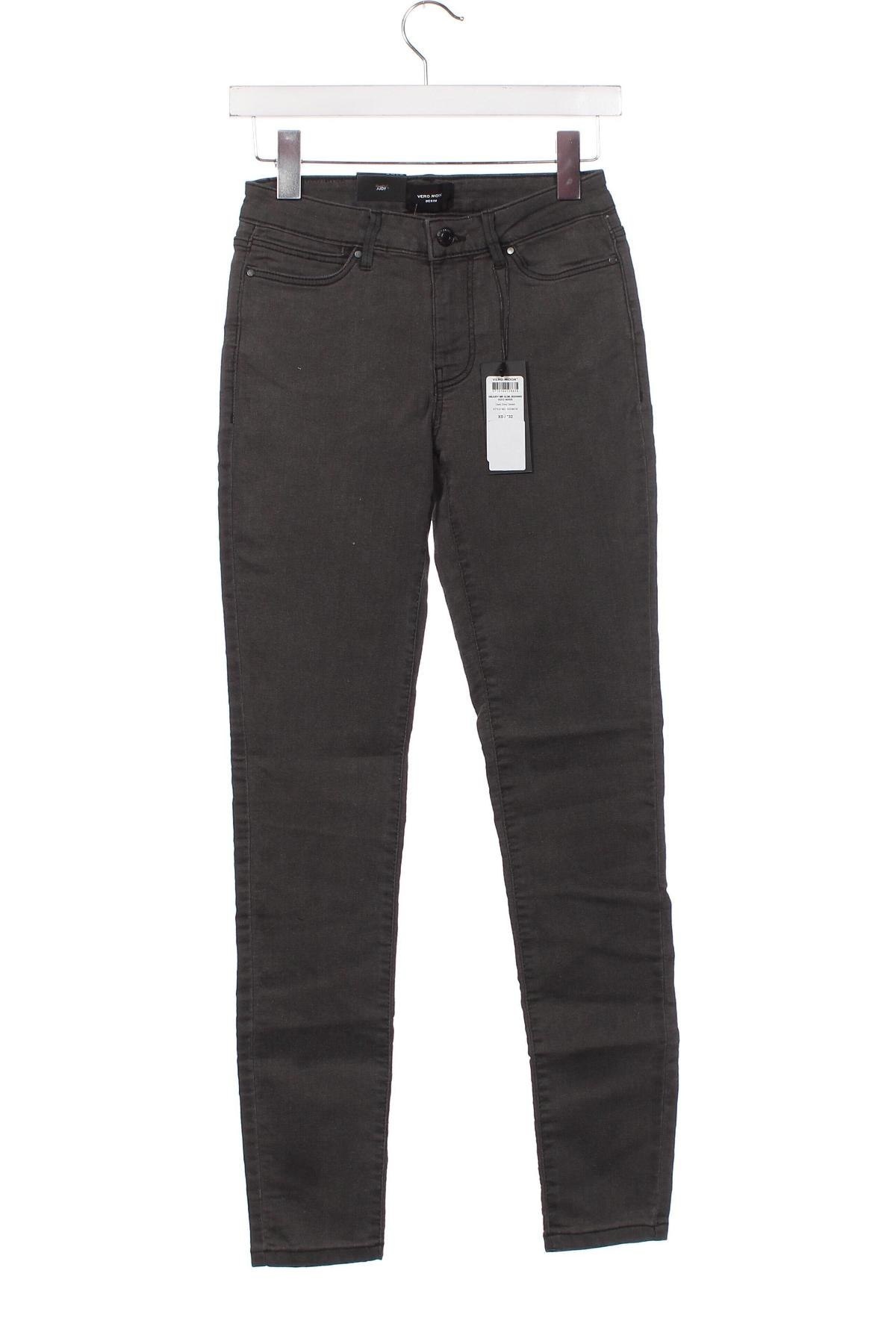 Damskie jeansy Vero Moda, Rozmiar XS, Kolor Szary, Cena 52,56 zł