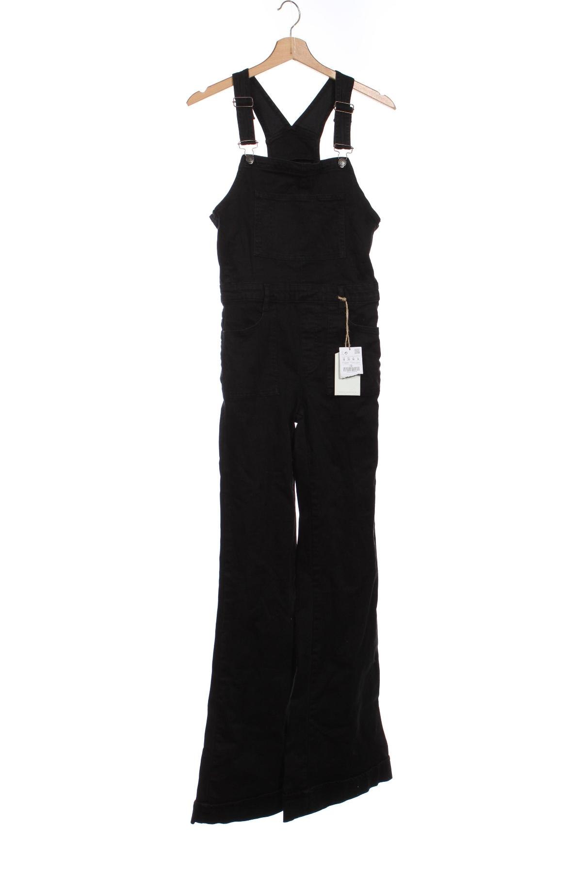 Γυναικεία τζίν σαλοπέτα Pull&Bear, Μέγεθος M, Χρώμα Μαύρο, Τιμή 7,99 €