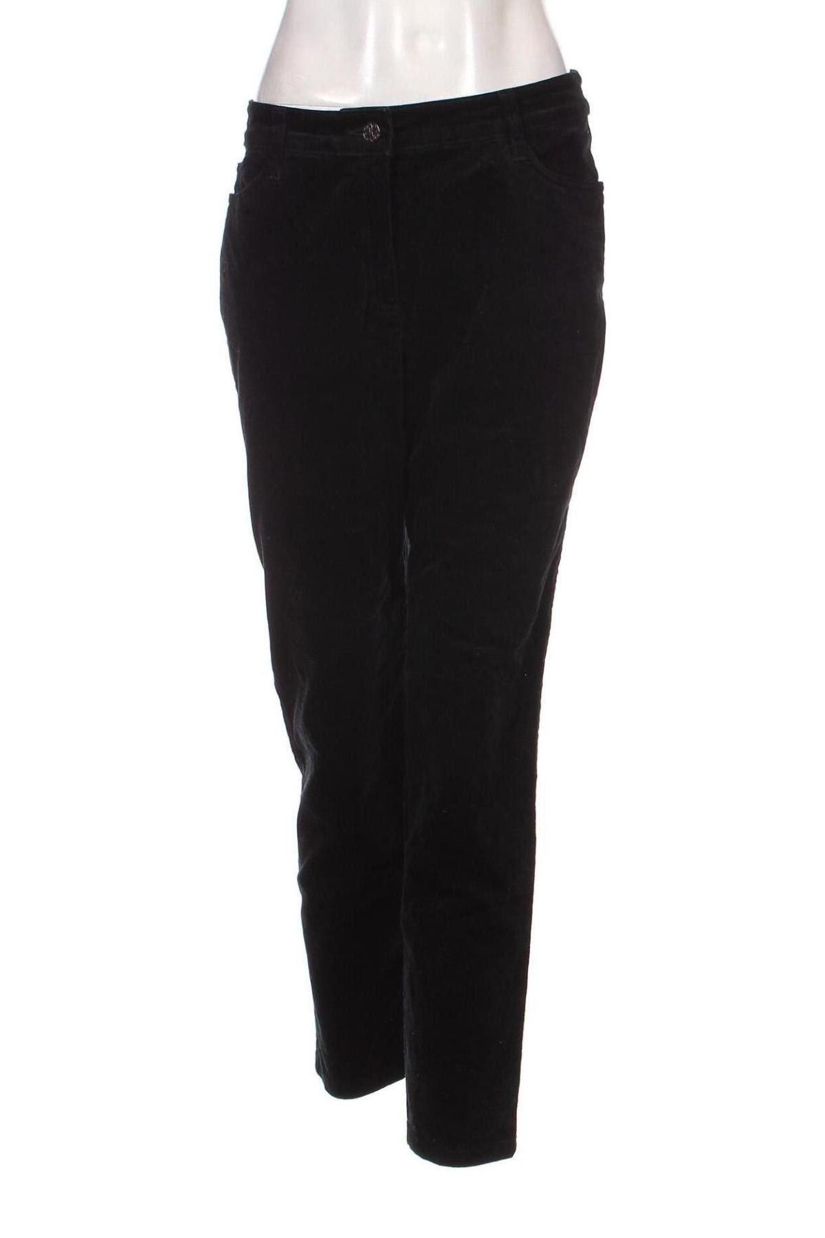 Pantaloni de velvet de femei Canda, Mărime M, Culoare Negru, Preț 19,08 Lei