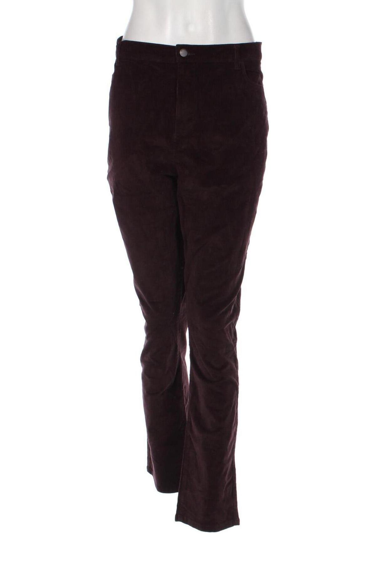 Pantaloni de velvet de femei LC Waikiki, Mărime XXL, Culoare Mov, Preț 17,17 Lei