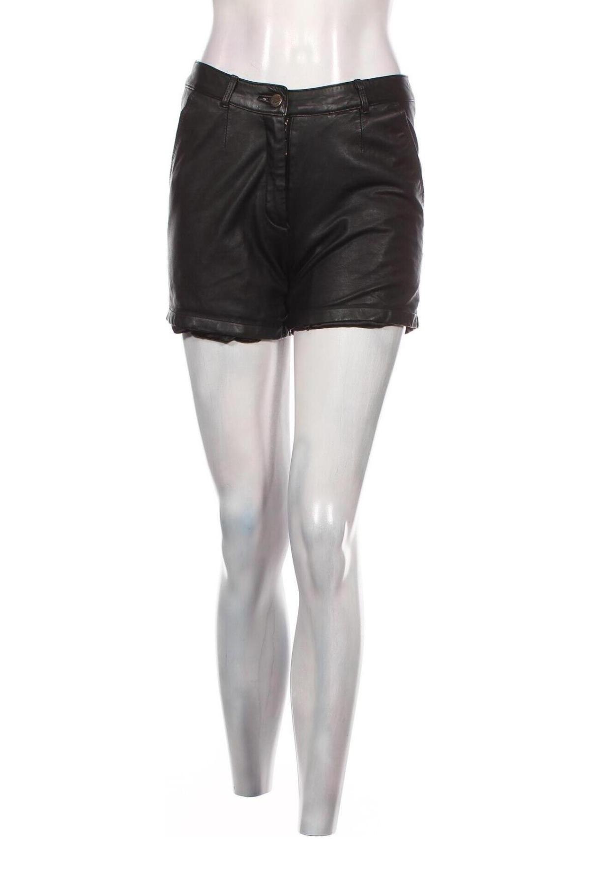 Dámské krátké kožené kalhoty  Patrizia Dini, Velikost S, Barva Černá, Cena  200,00 Kč