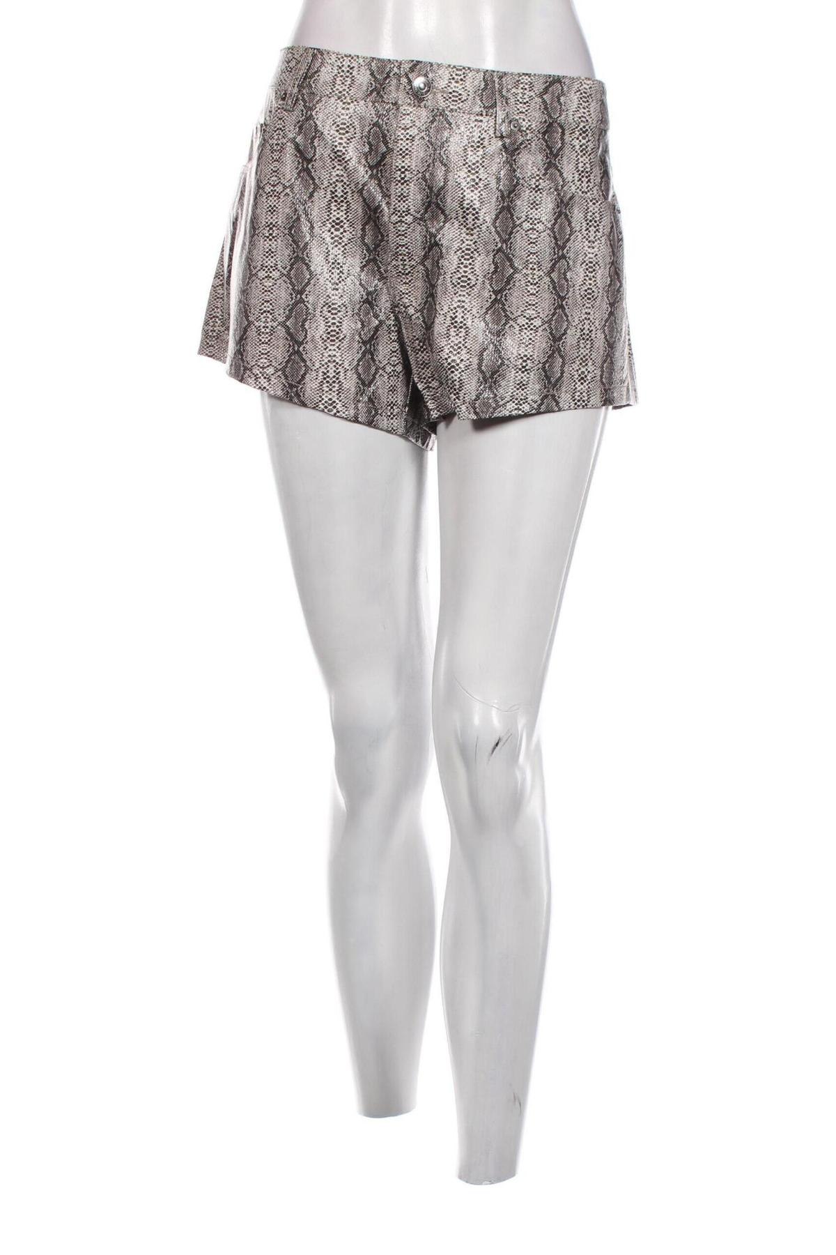 Γυναικείο κοντό δερμάτινο παντελόνι Pimkie, Μέγεθος L, Χρώμα Πολύχρωμο, Τιμή 4,95 €
