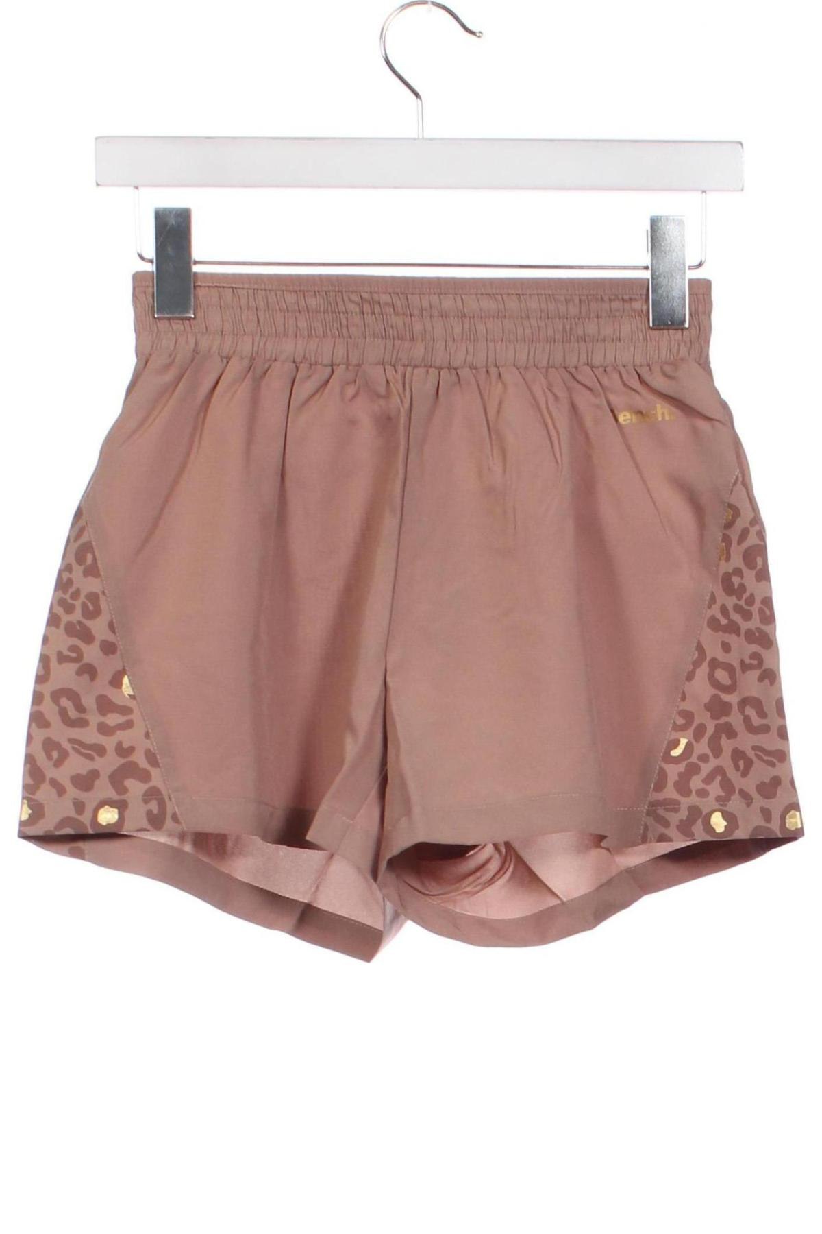 Дамски къс панталон Bench, Размер XS, Цвят Кафяв, Цена 13,68 лв.