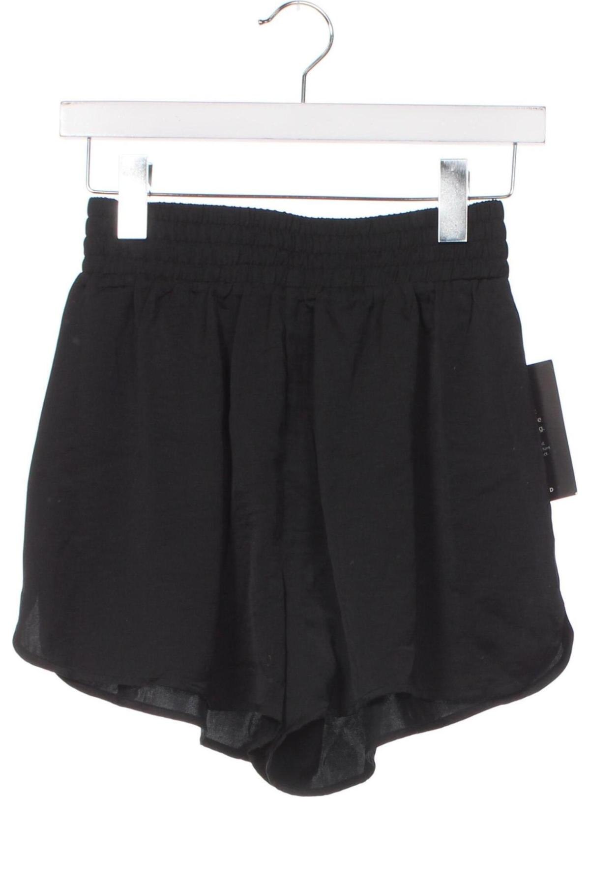 Дамски къс панталон NA-KD, Размер XS, Цвят Черен, Цена 72,00 лв.