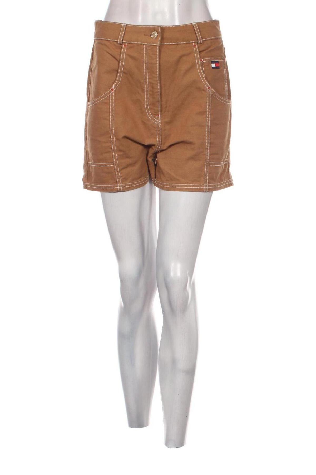 Γυναικείο κοντό παντελόνι Hilfiger Collection, Μέγεθος XS, Χρώμα Καφέ, Τιμή 23,51 €