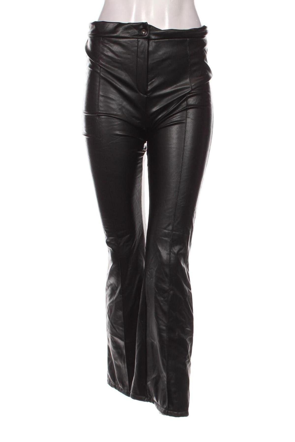Γυναικείο παντελόνι δερμάτινο, Μέγεθος L, Χρώμα Μαύρο, Τιμή 17,94 €