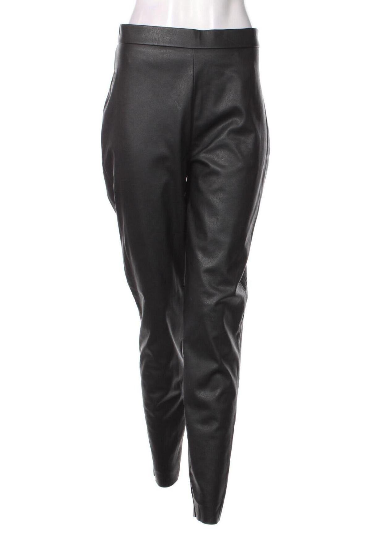 Дамски кожен панталон Vero Moda, Размер XL, Цвят Черен, Цена 53,94 лв.