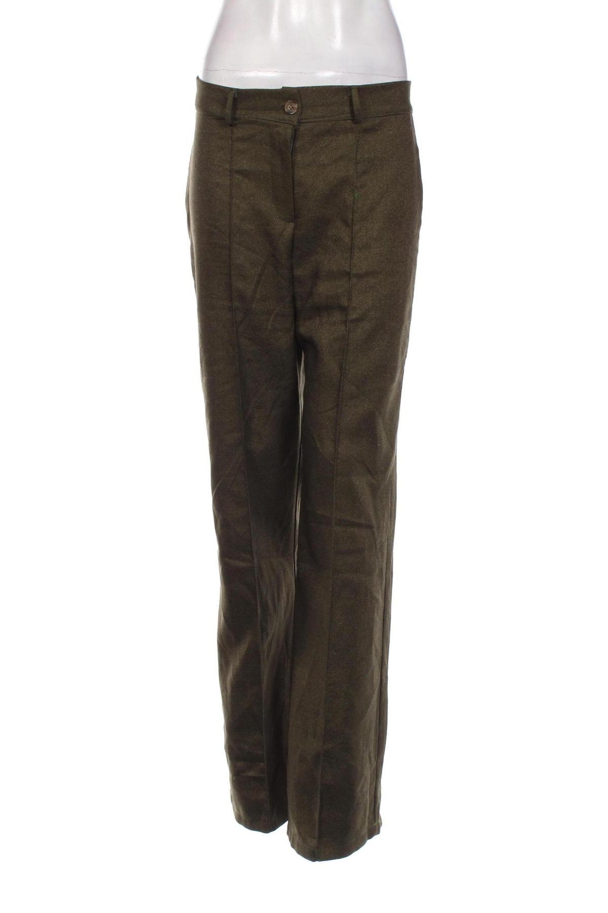 Pantaloni de femei, Mărime L, Culoare Verde, Preț 18,12 Lei