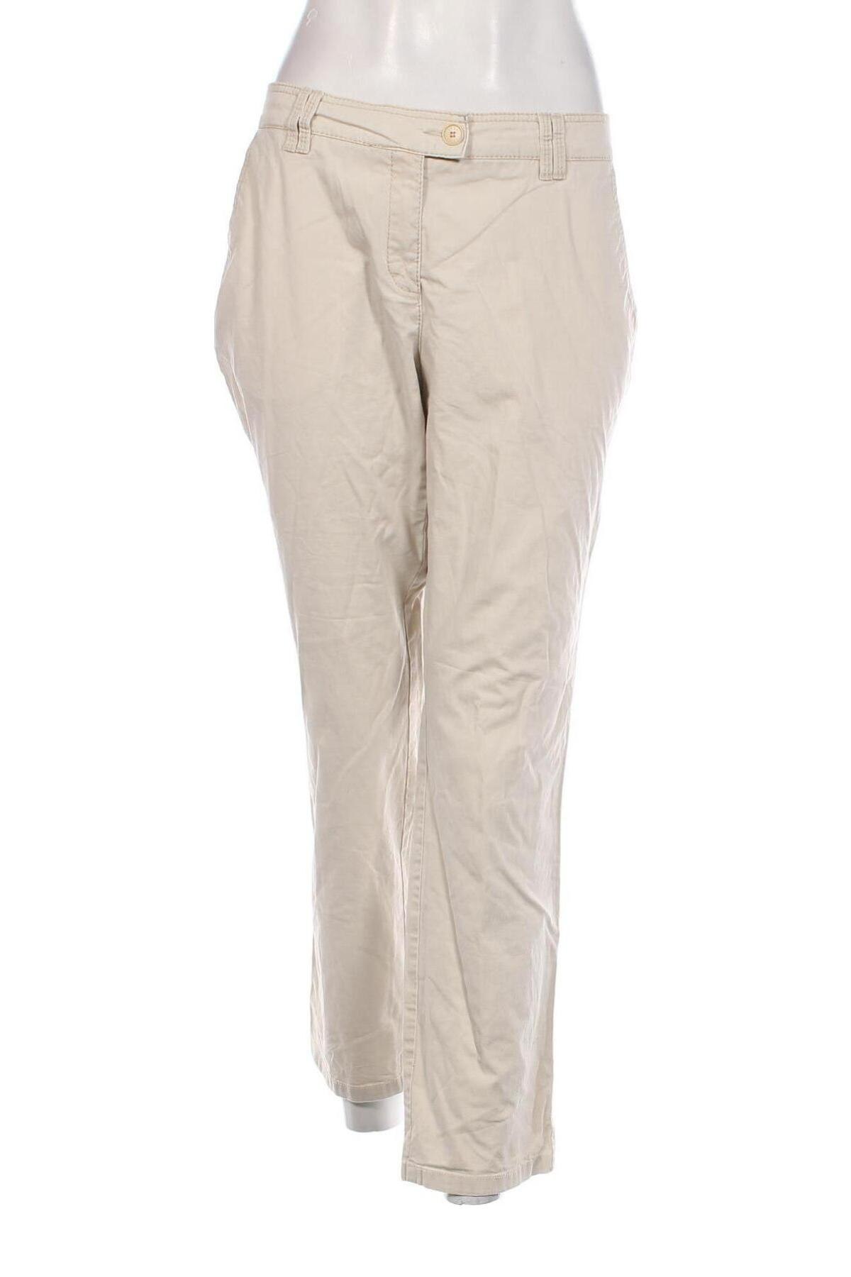 Дамски панталон Brax, Размер L, Цвят Бежов, Цена 49,00 лв.