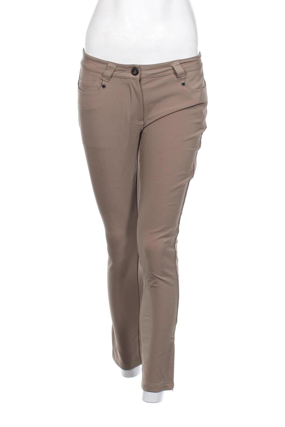 Pantaloni de femei Caramelo, Mărime M, Culoare Bej, Preț 31,48 Lei