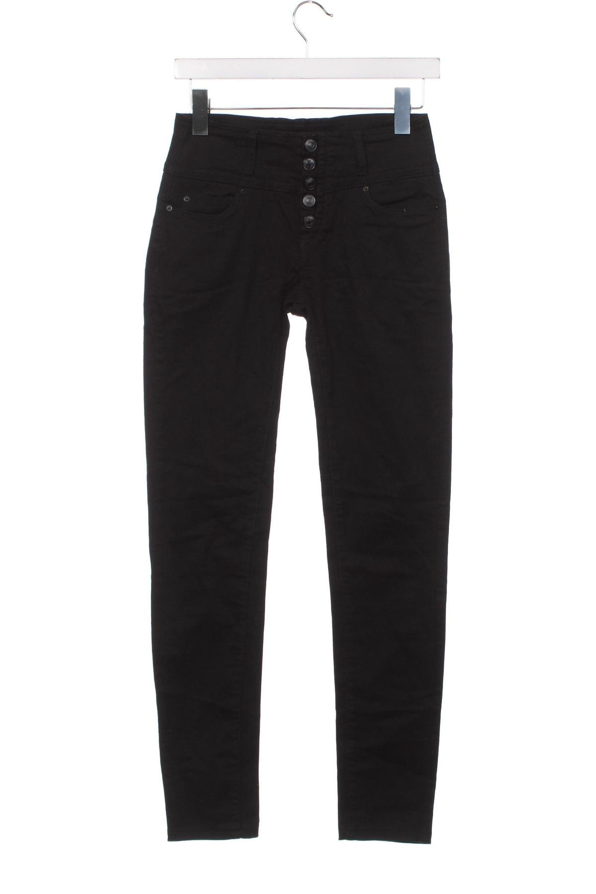 Pantaloni de femei Clockhouse, Mărime XS, Culoare Negru, Preț 18,12 Lei