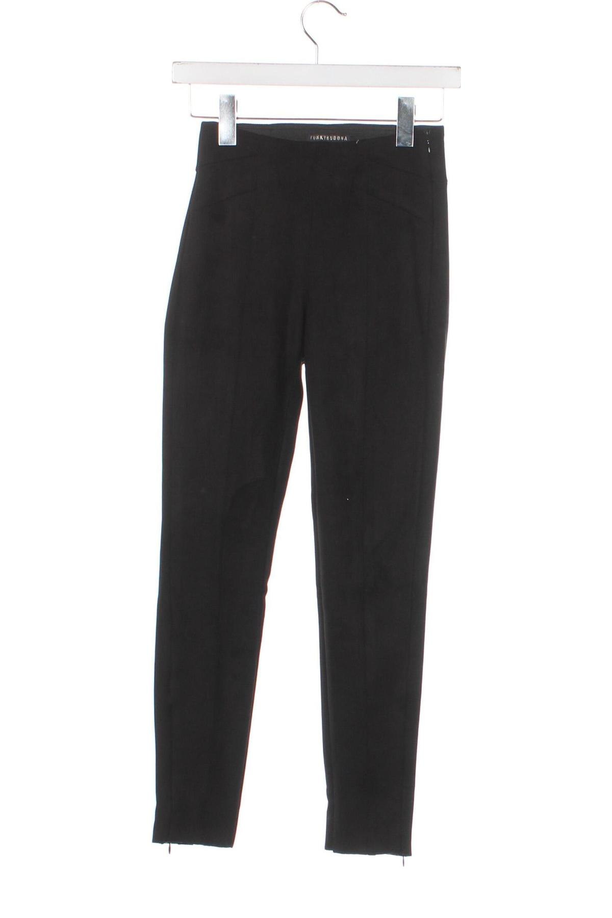 Pantaloni de femei Funky Buddha, Mărime XS, Culoare Negru, Preț 28,62 Lei